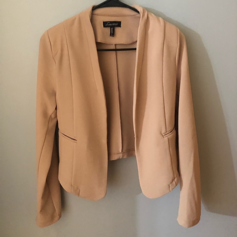 Pink/tan blazer